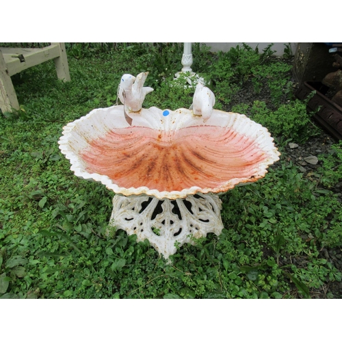 49 - Cast iron Bird bath.