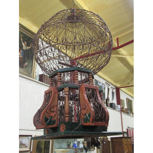 560 - Very ornate Bird cage.