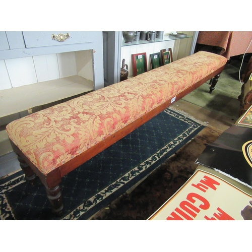 574 - Large Tapestry window bench / seat.  L:230cm