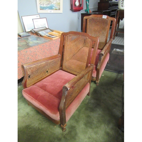 599 - Pair of Armchairs.