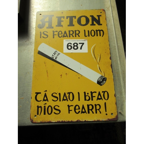 687 - Sweet Afton sign - repro