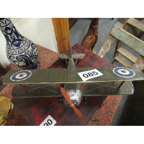 85 - Vintage model Aircraft - wing span 43cm.