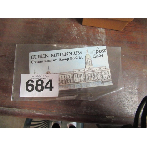 684 - Commemorative Irish Millenium Stamp Booklet