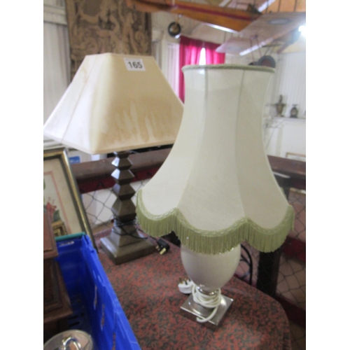 165 - 2 table lamps.