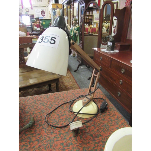 355 - Vintage desk reading lamp.