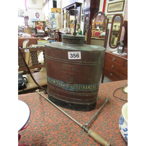 356 - Antique copper sprayer.