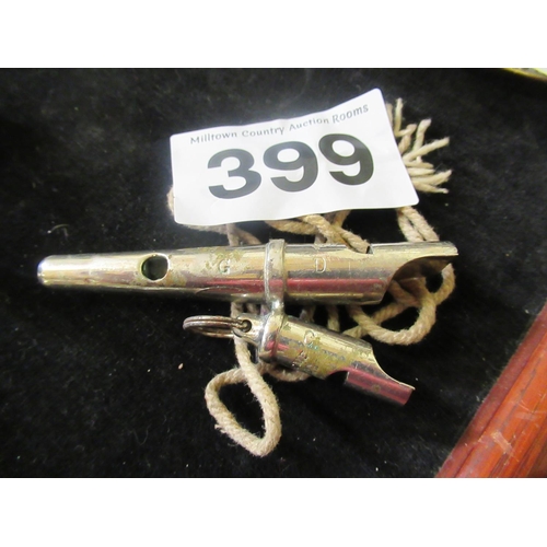 399 - Vintage Double Sheep acme dog whistle.