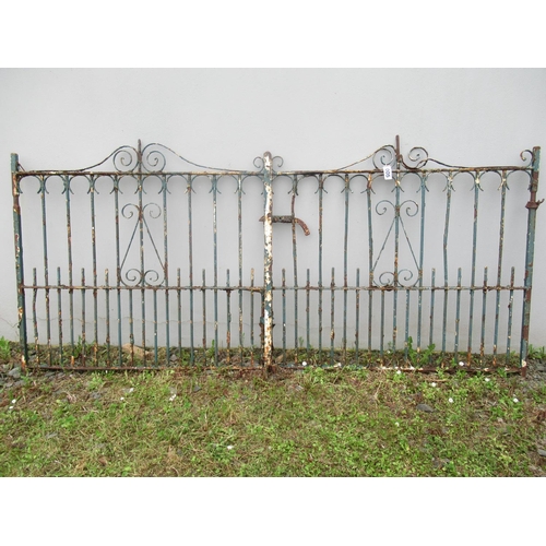 5 - Pair of cast iron entrance gates.