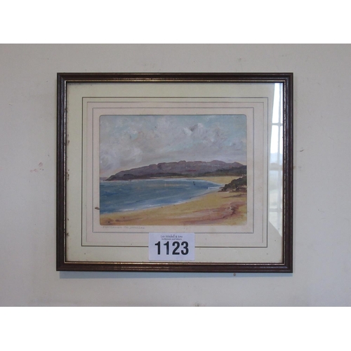 1123 - Oil on Board - Port salon Co.Donegal - Signed Bill Byrne