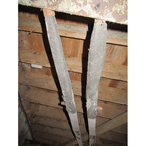 1151 - Pair of Antique Pont Trap Shafts