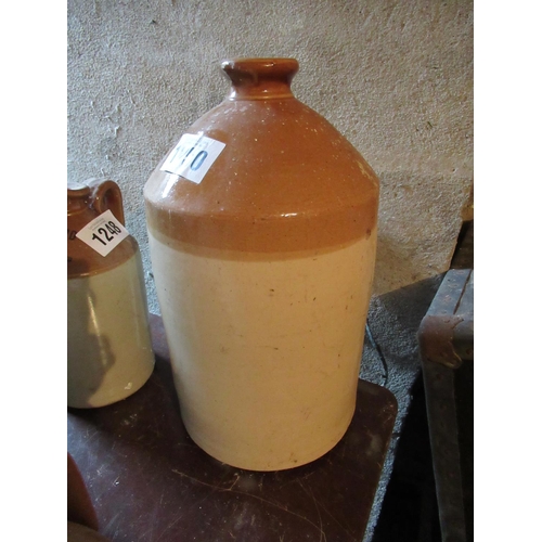 1250 - Large Earthenware Whiskey jar - P&H Egan Tullamore