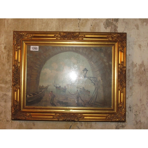 1265 - Oil on Canvas in Gilt Frame - E.Bolt