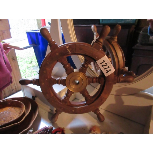 1274 - Ships Wheel 16.5