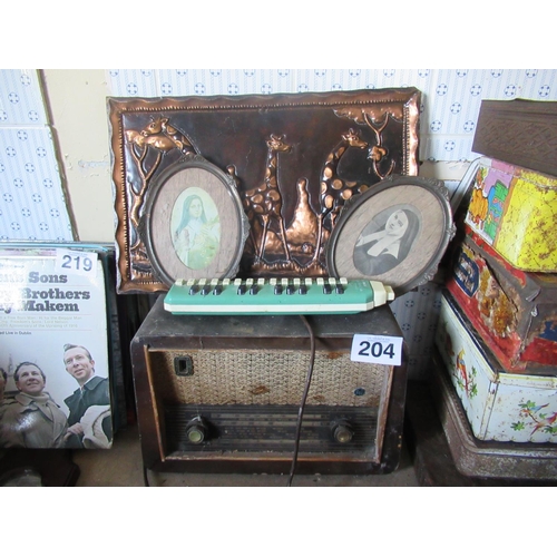 204 - Vintage Radio & Misc. items