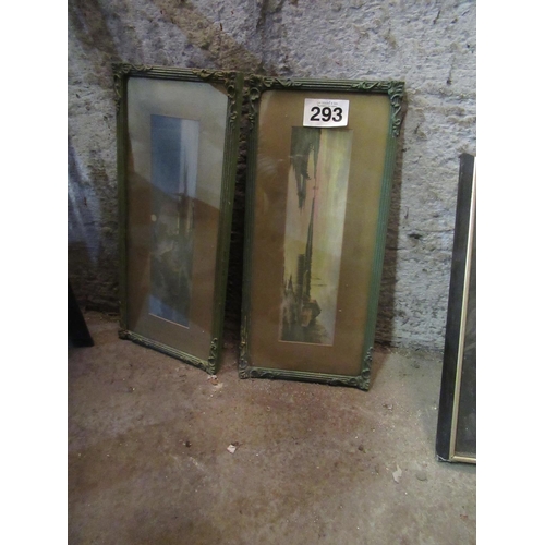 293 - 4 Assorted Framed Pieces