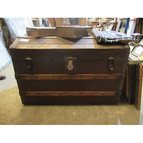 324 - Antique Domed Trunk