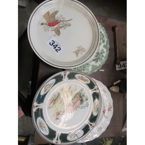 342 - 4 Decorative Plates