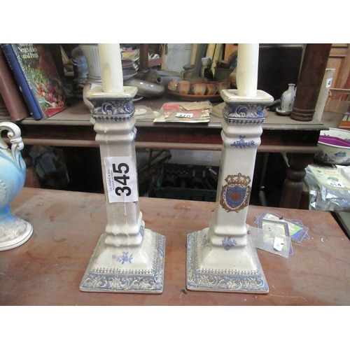 345 - Fine Pair of Continental Candlesticks - 11