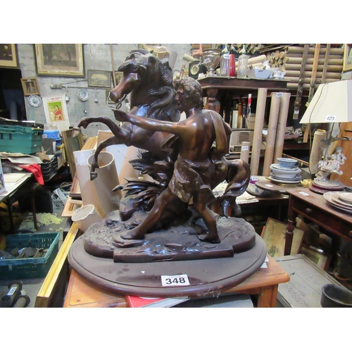 348 - Casting of Horse and Rider