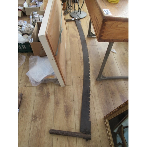 39 - Antique Cross Cut Saw - 75