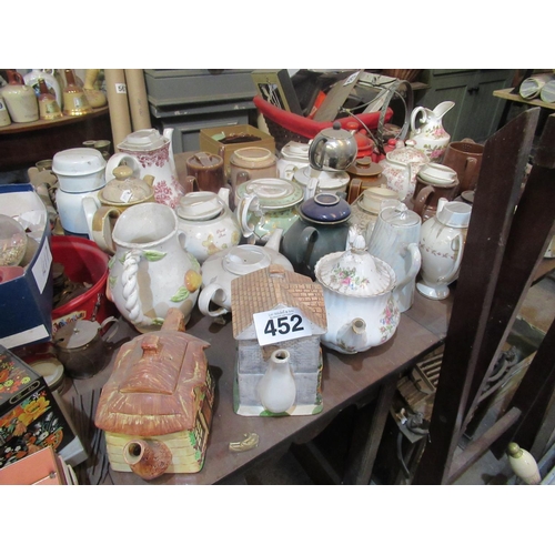 452 - Large Selection of Tea Pots - Approx 30