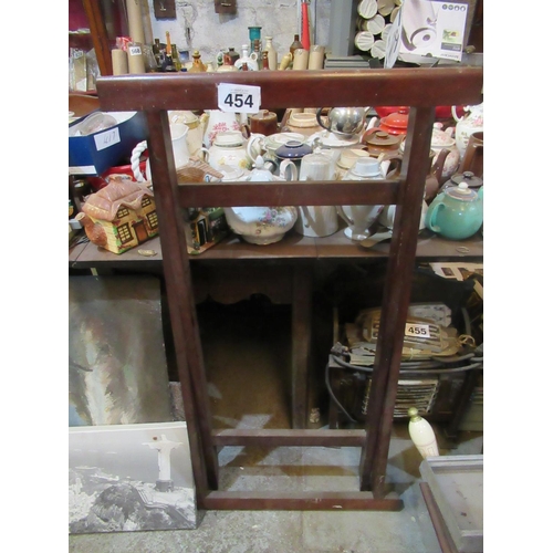 454 - Mahogany Tray Stand