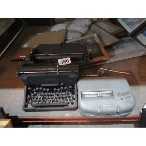 486 - Underwood Typewriter