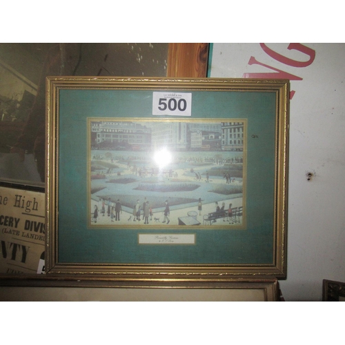 500 - Picadilly Gardens Print -