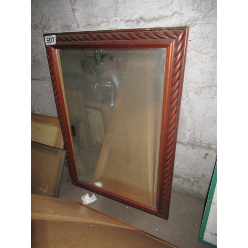 507 - Framed Mirror -14.5