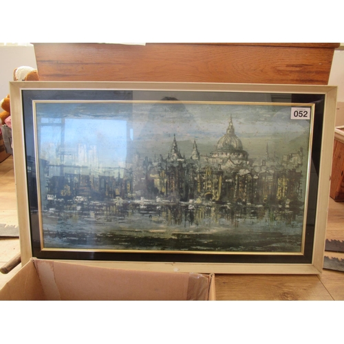 52 - Framed CityScape 41X25