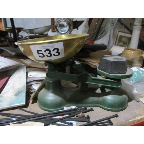 533 - Antique Scales