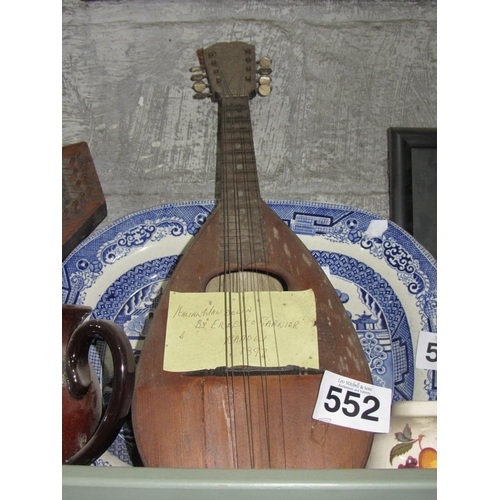 552 - Italian Mandolin - Ernesto garnier - Napoli 1897