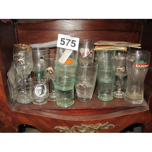 575 - Collection of Glassware