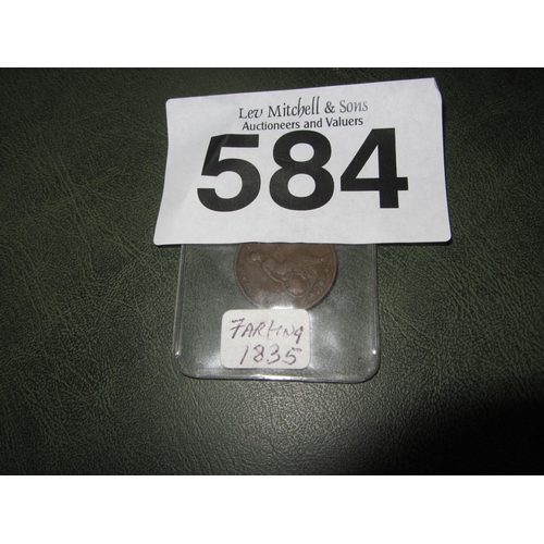 584 - 1835 EnglishFarthing