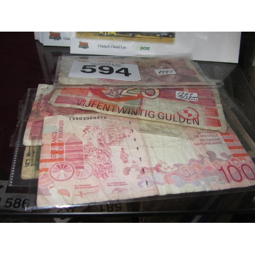 594 - Collection of Foreign Bank Notes