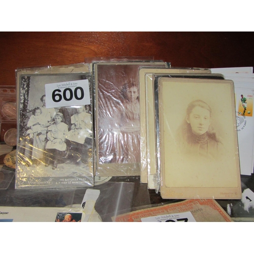 600 - Collection of Black and White Portrait Postcards