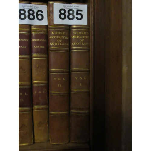 885 - Antiquities of Scotland - Grouses.  2 Volumes