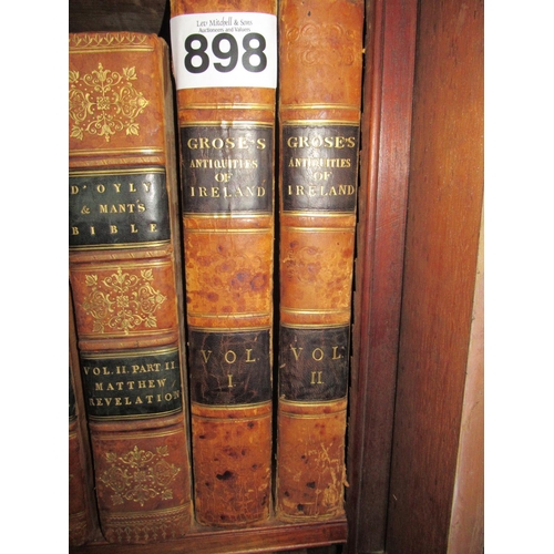 898 - Grose's 'Antiquities of Ireland' 2 Volumes