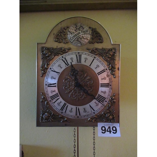 949 - Brass Wag of the Wall Clock