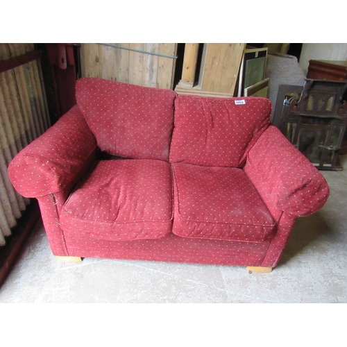 2 - Comfy 3 piece conservatory suite 2 seater Armchair plus foot stool.