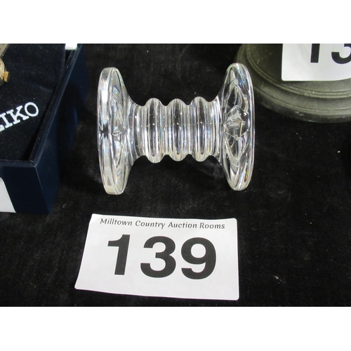 139 - Waterford Crystal Knife rest.