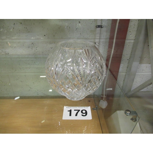 179 - Waterford crystal Candle holder.