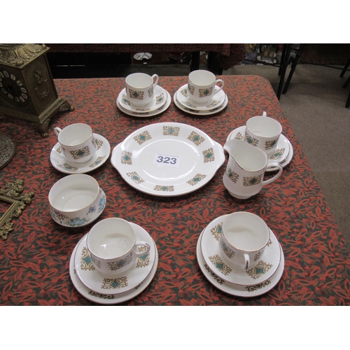 323 - 20 Piece Bone China tea set.