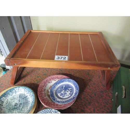 372 - Folding bed tray.
