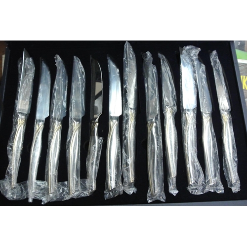 428 - A boxed set of Suissine knives.