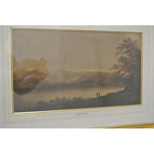 100 - An original framed Watercolour painting by English Artist, Peter De Wint.

Titled 'Windermere'.

Mea... 