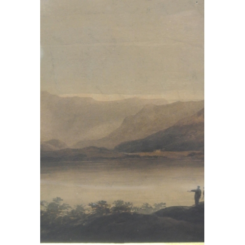 100 - An original framed Watercolour painting by English Artist, Peter De Wint.

Titled 'Windermere'.

Mea... 