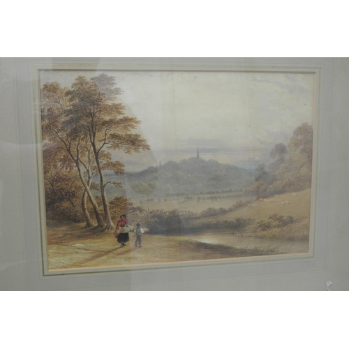 101 - An original framed watercolour landscape painting by English Artist, Charles Frederick Buckley.

Unt... 