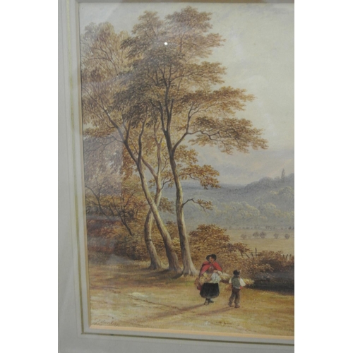 101 - An original framed watercolour landscape painting by English Artist, Charles Frederick Buckley.

Unt... 