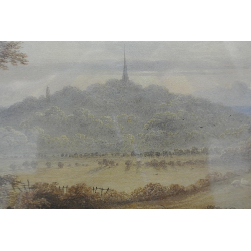 101 - An original framed watercolour landscape painting by English Artist, Charles Frederick Buckley.

Unt... 